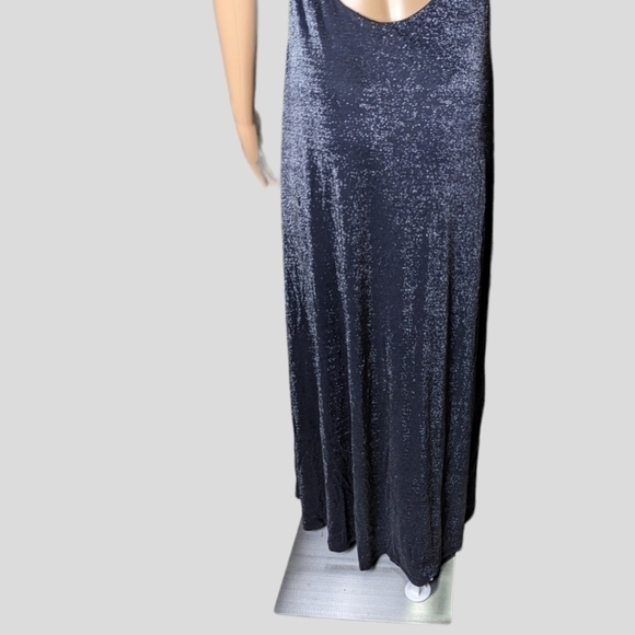 CALVIN Klein Sparkling Black Strapless Cutout Dress Size 12 - Picture 5 of 8